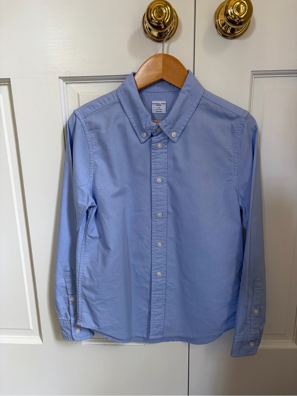 Polarn O Pyret Oxford Button-Down Shirt in Light Blue
